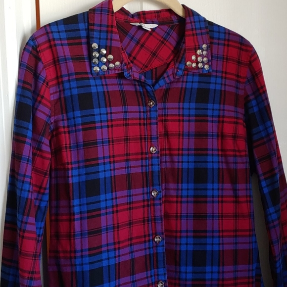 Volcom Plaid button down - Picture 2 of 4